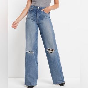 High Waisted Wide Leg Jeans